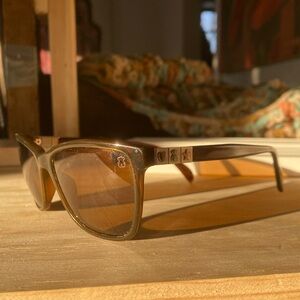 TOUS STO963K Brown Sunglasses with logo bear details